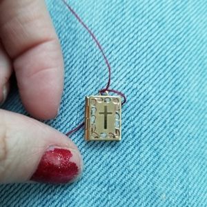 Tiny vintage bible locket